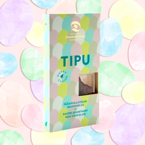 Tipu maitosuklaa kuviot 90g 20kpl - soijaton